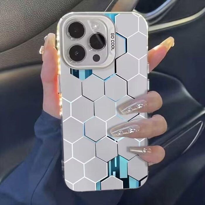 Hexagon Tech Case | Futuristic Honeycomb Pattern – craftaura.es